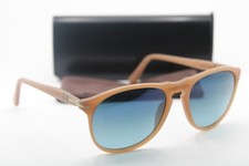 NEW PERSOL P 9649-S 9018/S3 AMBRA BROWN POLARIZED AUTHENTIC SUNGLASSES 55-18