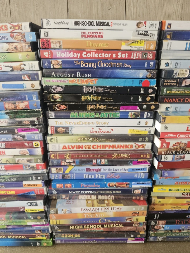 Lot 90 Kids Dvd Nickelodeon Disney Anime Movies - Image 4 of 4