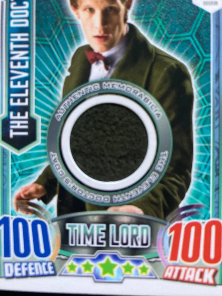 Topps Alien Attax Dr Who Costume Card Relic The Eleventh Doctor Matt Smith - Image 4 of 4