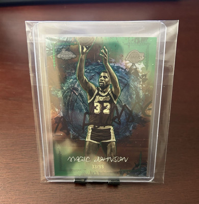Topps Chrome 2026 Cactus Jack Magic Johnson LA Lakers #LFL-4 Green /99 