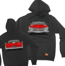 1960 Fury The Legend Classic Car- Men's/Unisex Hoodie Made in USA