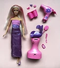 🤍 Barbie 🤍 2001 Vintage Salon Surprise Doll & Accessories #54215