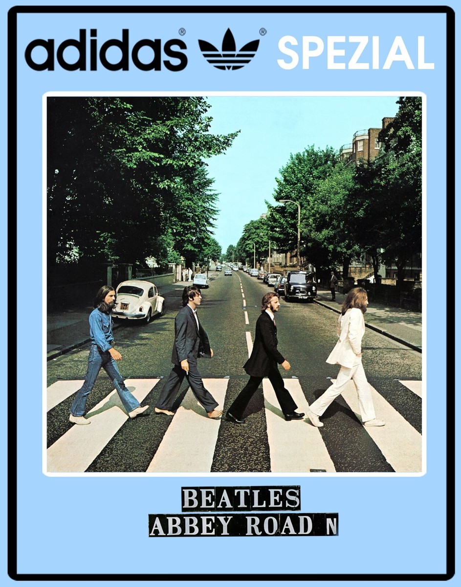 The Beatles Abbey Road blue / white suede Adidas Spezial