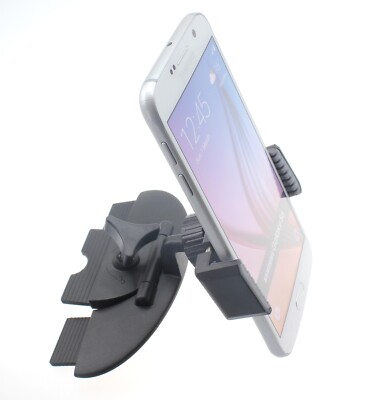 Car Mount CD Slot Holder Cradle Swivel Dock Strong Grip CD for Cell Phones