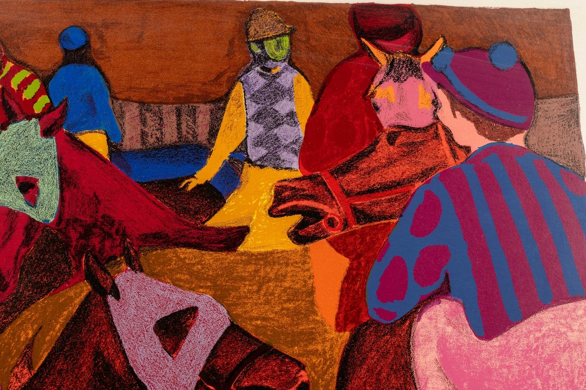 Warming Up by Gustav Likan, 1979 Lithograph, Signed | eBay