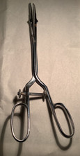 Vintage USA Self Retaining Endocervical Retractor 12" Forceps - uc