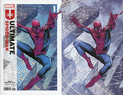 ULTIMATE SPIDER-MAN 1 1ST PRINT & 1:25 VIRGIN VARIANT 3RD PRINT CHECCHETTO NM