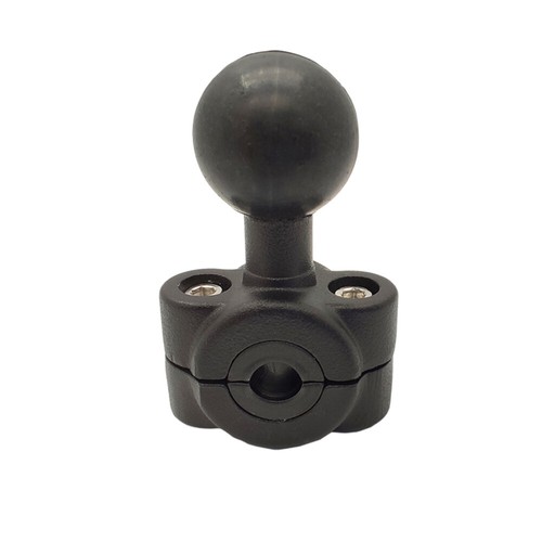 Motorcycle Phone Holder Mount Bracket GPS with Rubberized Ball Rearview Mirror - 第 1/12 張圖片
