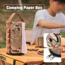 Outdoor Camping  Portable Tissue Case Box Storage Bag Paper Towel Storage Case