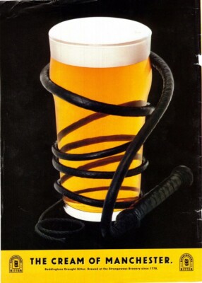 (VBKB) WERBUNG 11X8'' BODDINGTONS DIE CREME VON MANCHESTER
