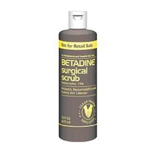 Betadine 10% Solution Surgical Scrub 16 Oz  by Betadine