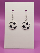 Soccer Dangle Earrings - 3D Printed Earrings 