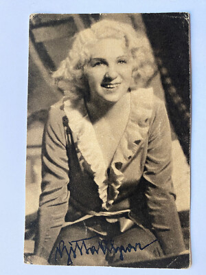 Gitta Alpar - Theater / Film   - original Autogramm   - Größe 14  x 9 cm