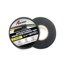 2 Rolls Wire Harness Tape Felt Cloth High Temp Electric Insulation Adhesive Tape