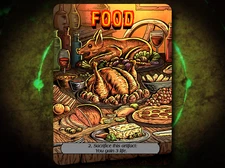 FOOD Full Art Token [by Darkside Tokens] Magic the Gathering MTG!