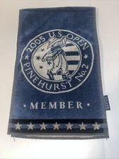 VTG 105th US Open 2005 Pinehurst Member Golf Towel w/Grommet 11”x36”