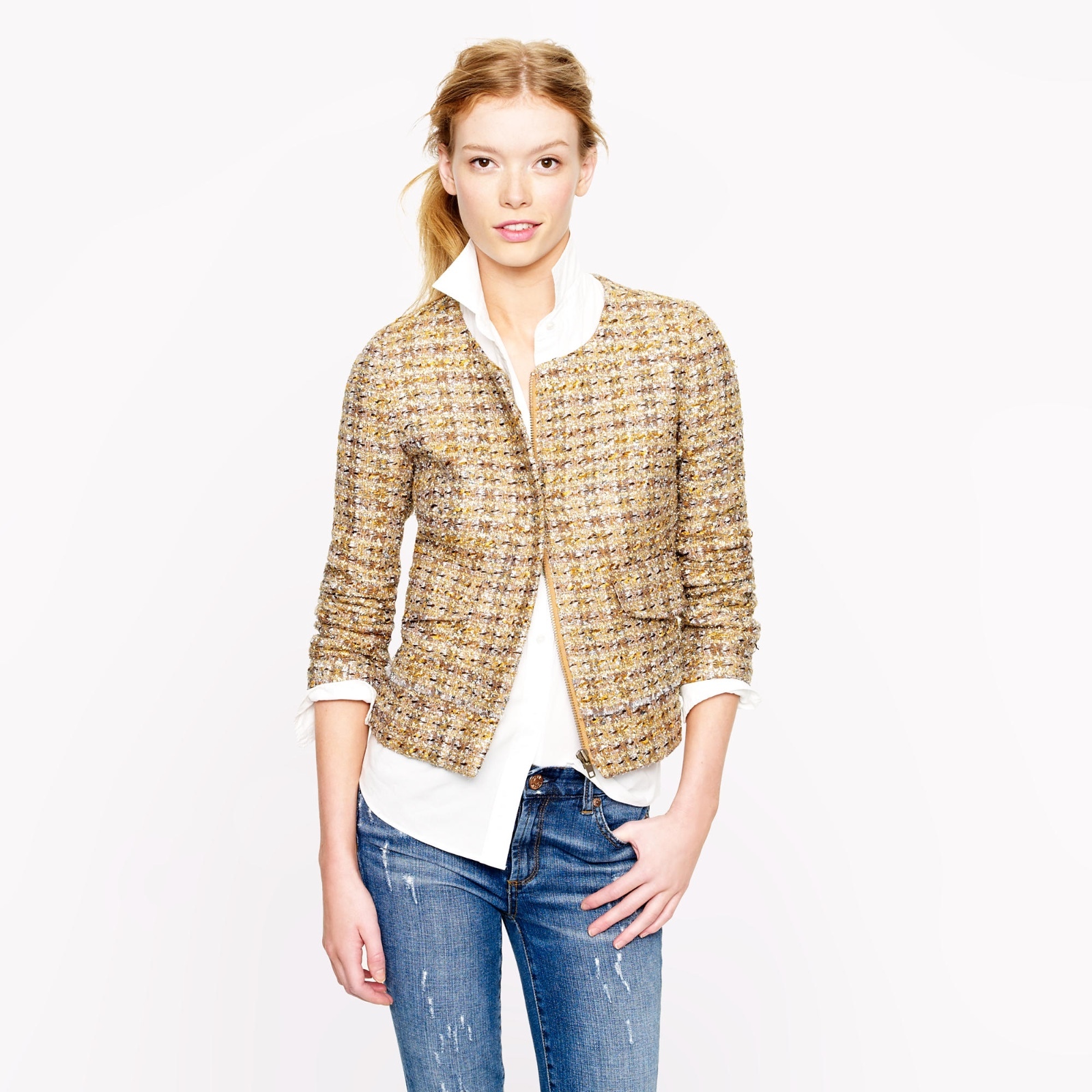 Lady Jacket in Gilded Tweed Size 