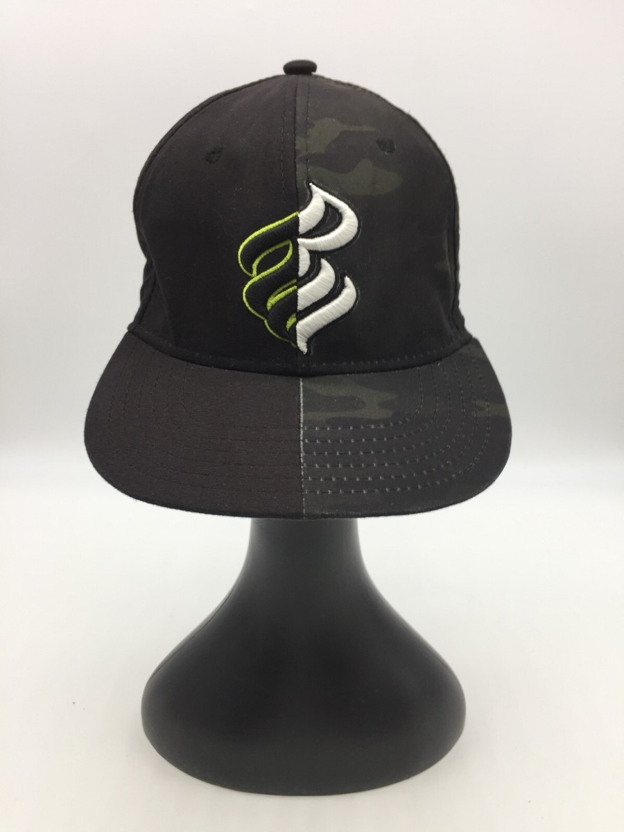 Rocawear Baseball Cap Hat Black/Gray SnapBack OSFM