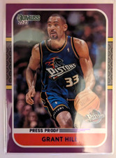 2022-23 DONRUSS RETRO SERIES PURPLE PRESS PROOF GRANT HILL #19