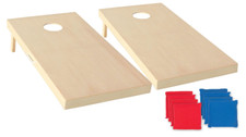 Regulation Cornhole Boards Toss Game Set 4x2 Size Premium Wood Waterproof Bags