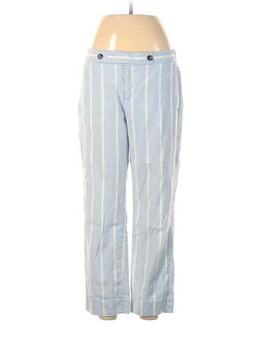 Banana Republic Women Blue Linen Pants 