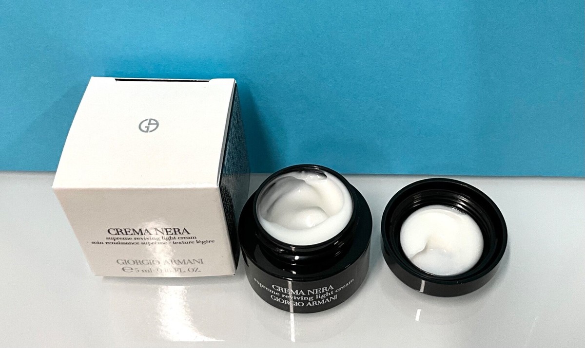 Giorgio Armani Crema Nera Supreme Reviving Light Cream MINI .16oz