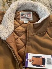 Weatherproof Workwear Vest Heritage Brand-Harvest Tan Men's XXL