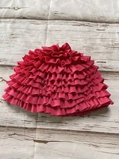 Janie and Jack Marina Rose size 12-24 Months Pink Ruffle Swim Cap Hat NWOT