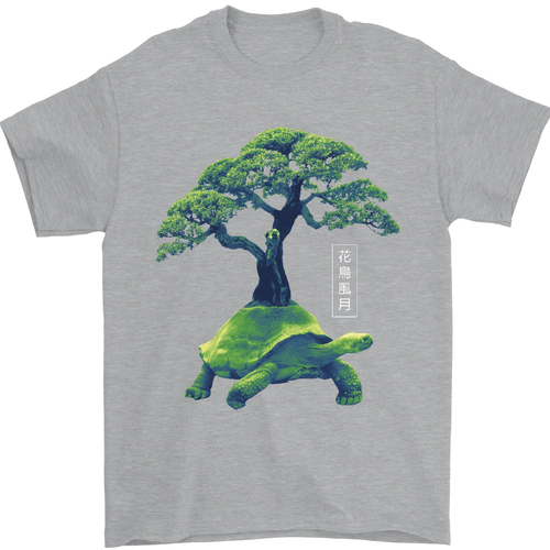 Abstract Tartaruga Albero T-Shirt 100% Cotone - Picture 10 of 10