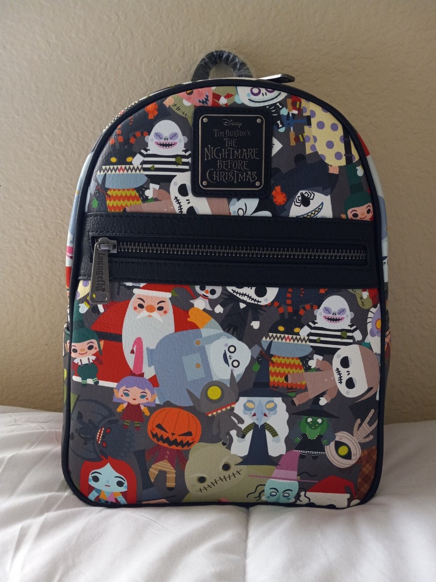 Loungefly Disney Nightmare Before Christmas Chibi AOP  display picture 2