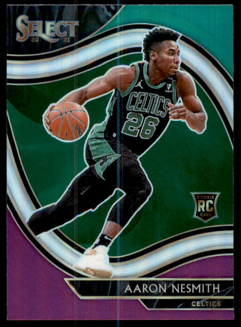 Aaron Nesmith Rookie Card Card 2020-21 Select Prizms Green White Purple #287