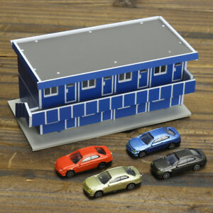 Outland Models Railroad Layout Outdoor Car Parking Lot with 5 Cars N Scale 1:160