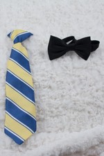 Toddler Black Bowtie  bonus clip tie