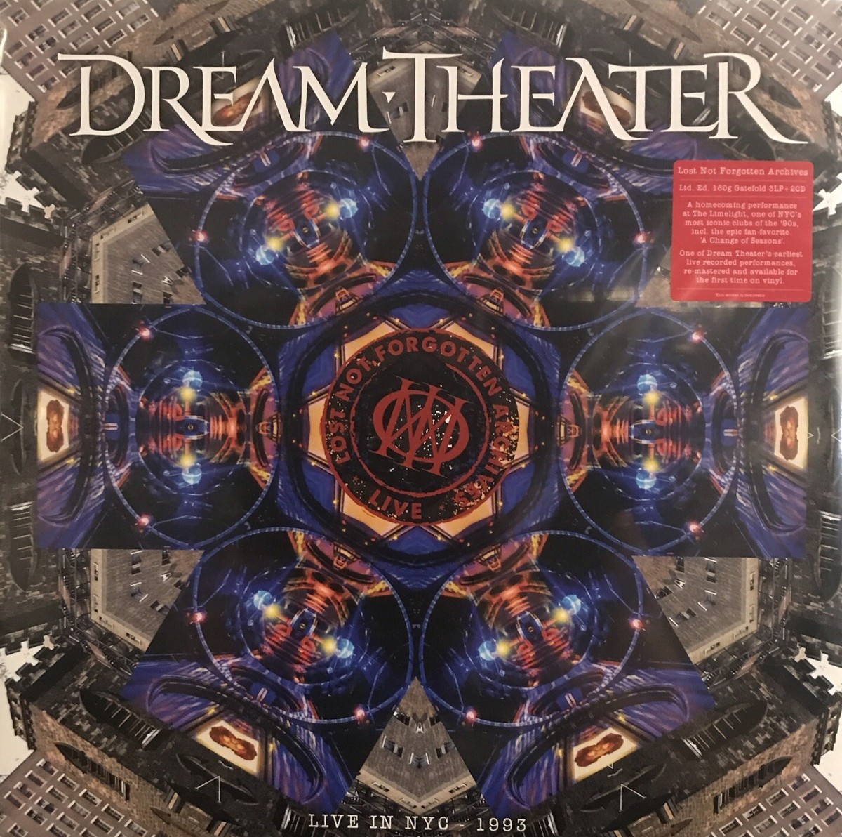 欧5discs LP Dream Theater Live In NYC - 1993 IOMLP619 Inside Out Music 未開封 /00500 Lost Not Forgotten Archives: Live in NYC - 1993 | Dream
