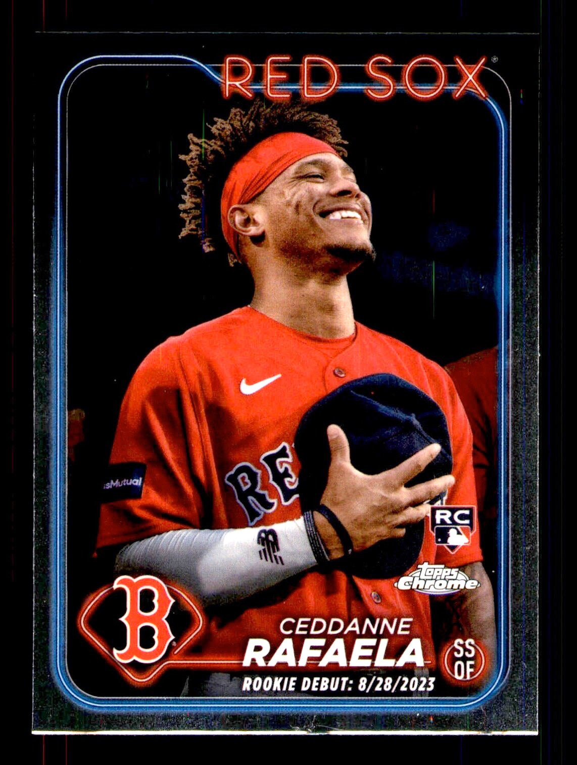 2024 Topps Chrome Update Series - Rookie Debut Ceddanne Rafaela #USC44 (RC)