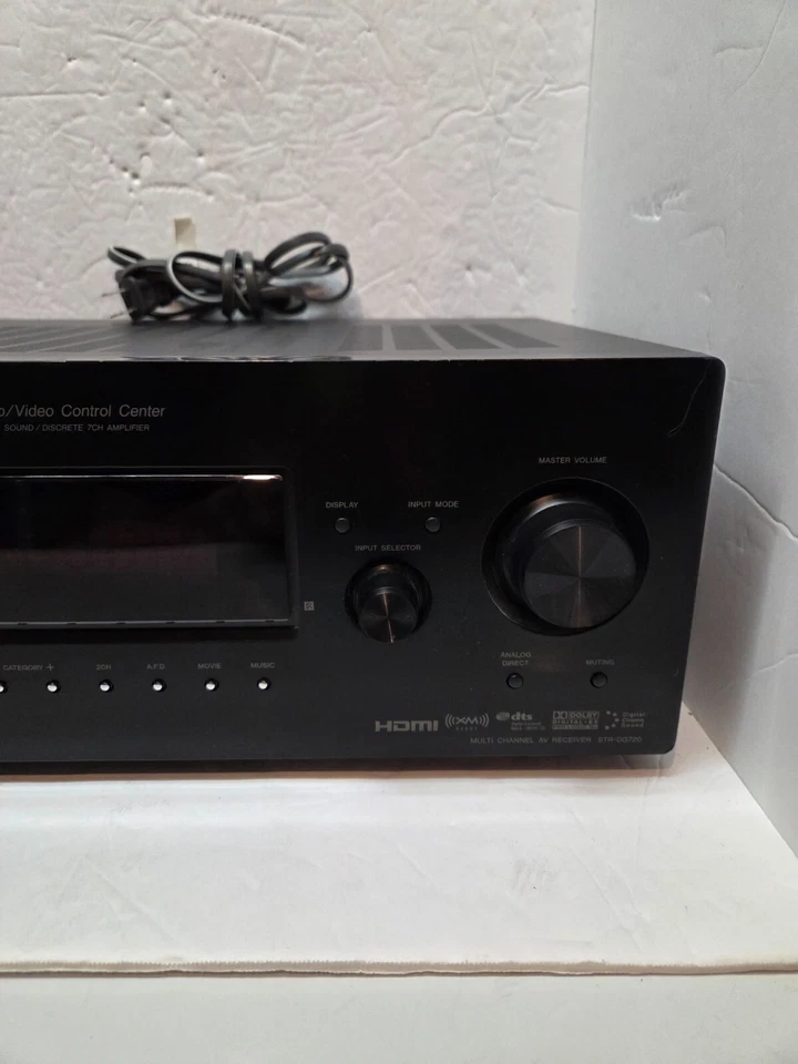Sony STR-DG720 Digital Audio/Video Multi Channel AV Receiver Bundle W/ Remote + - Image 4 of 4