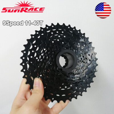 Sunrace Mountain Bicycle 9 Speed 11-40T Sprocke Cogs Cassette fit Shimano HG US