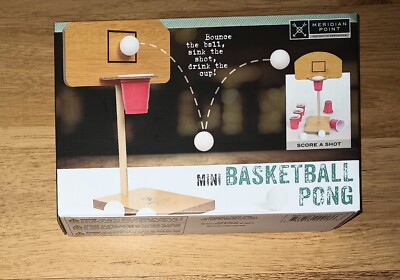 mini basket ball pong game beer pong drinking games NEW