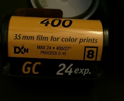 Kodak Max 400 ISO- Color print film 135 (35 mm)  24 exposure  expired 6/2005