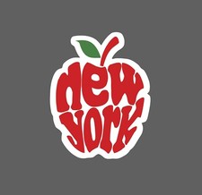 New York Sticker Big Apple City Waterproof Travel Work Money Gift NEW