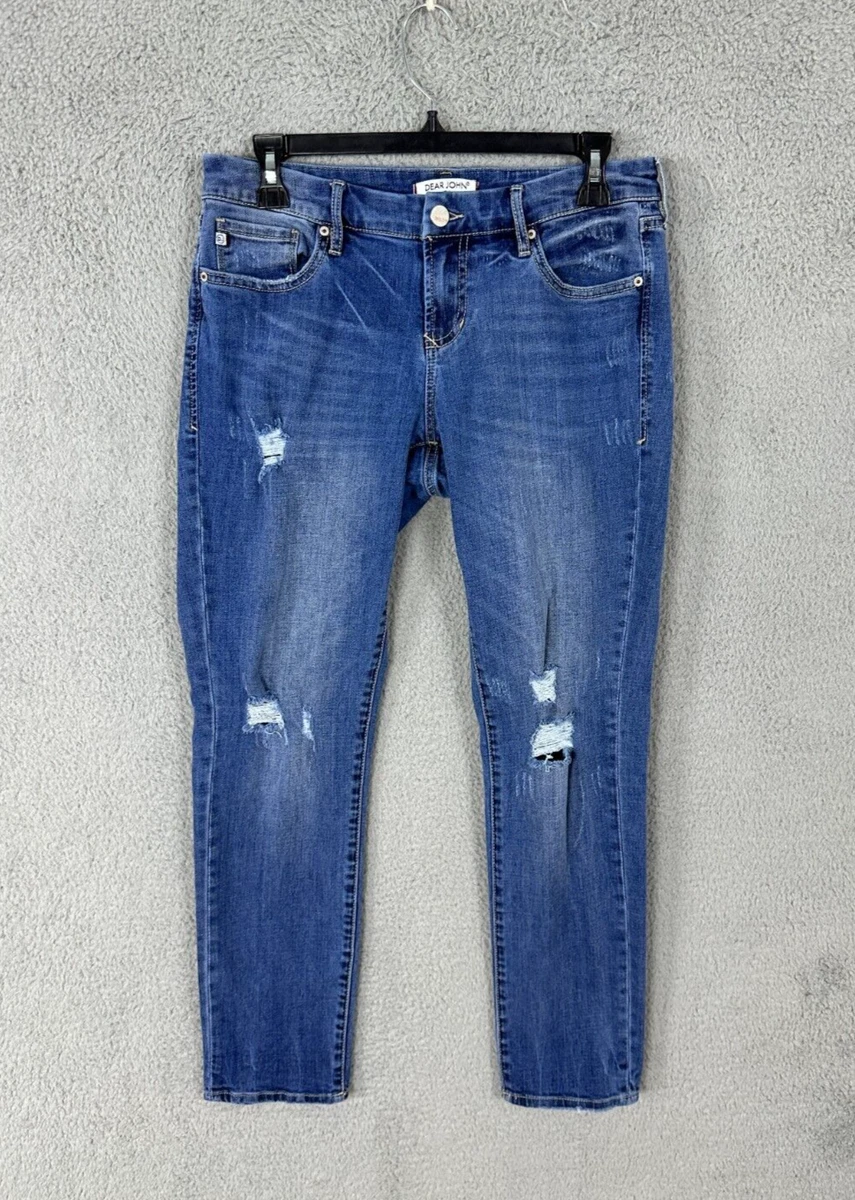 Dear John Madison Girlfriend jeans women teen 27 blue denim