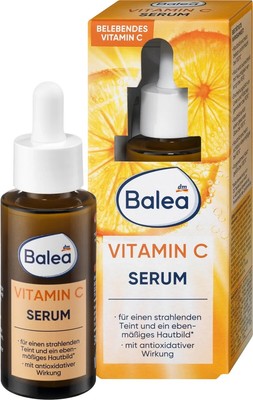 Balea Vitamin C Serum Gesicht Serum - NEU 30 ml spendet Feuchtigkeit und Glow