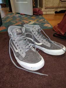 grey van high tops