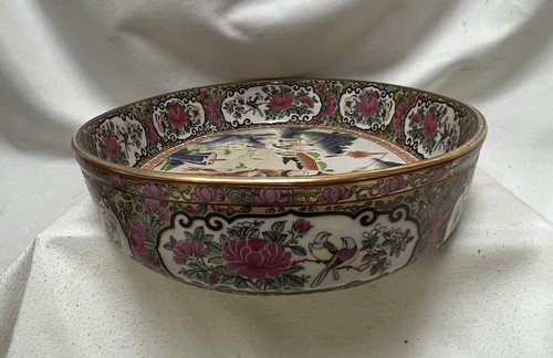 Asian Oval Porcelain Tray Celebrating New Year Vintage - Picture 7 of 11