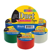 Bazic Assorted Solid color 1.89 inch x 10 yrd (48mm x 9.15m) duct tape Wholesale