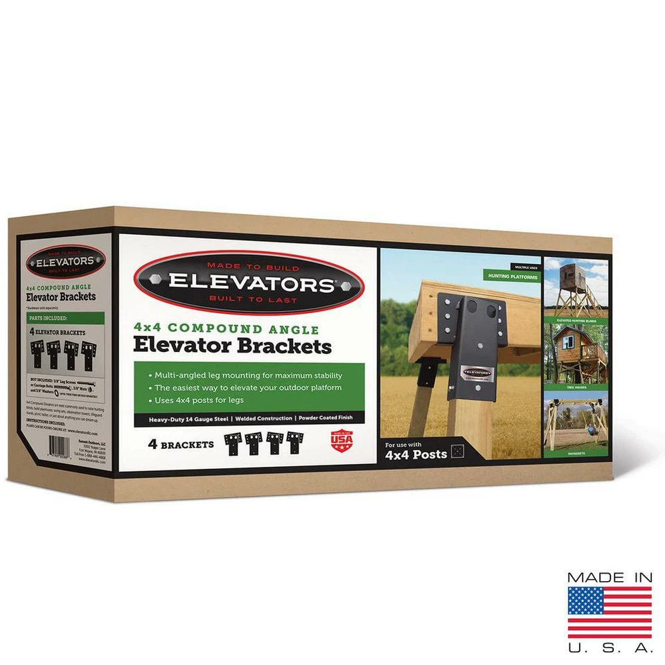 4 in. x 4 in. Double Angle Brackets (4-Set) - Image 3 of 4