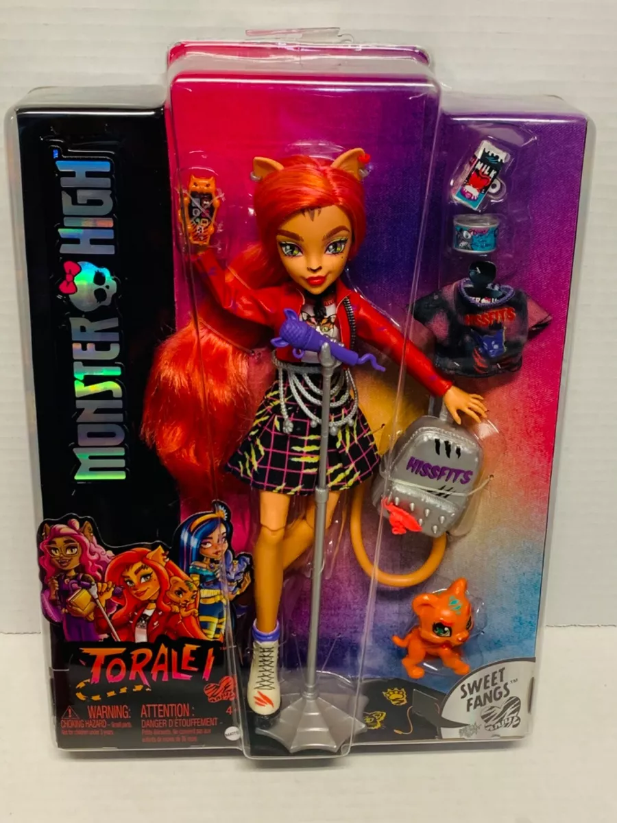 Monster High G3 Toralei Doll, Generation 3 Monster High Doll 2022 