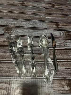  Lenox,  Sculpt Pattern, 18/10 Stainless,5 PIECES 