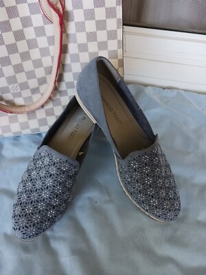 German Marco Tozzi Ladies Textured Feel Me with Silver ornament size 8 US/Eu 39
