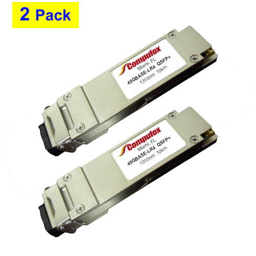 Lot, 40GBase-LR4 QSFP+ Transceiver (SMF, 1310nm, 10km) for Cisco, Dell, Juniper - Picture 3 of 5